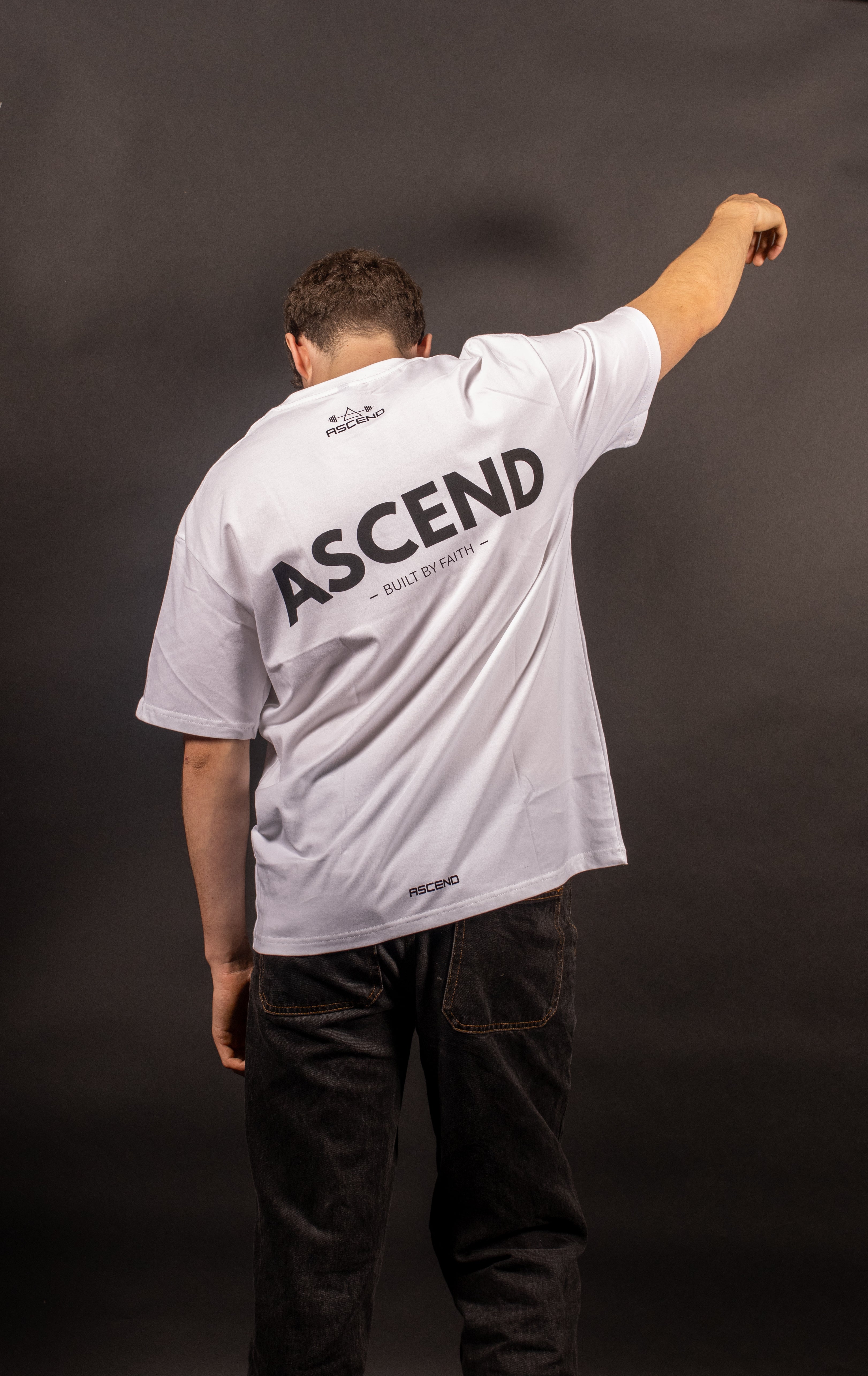The Ascend Tee white